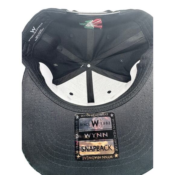 Wynn Headwear Tricolor Eagle Snapback Hat Mexico Flag Colors –MEXICO Print Brim - Picture 3 of 3